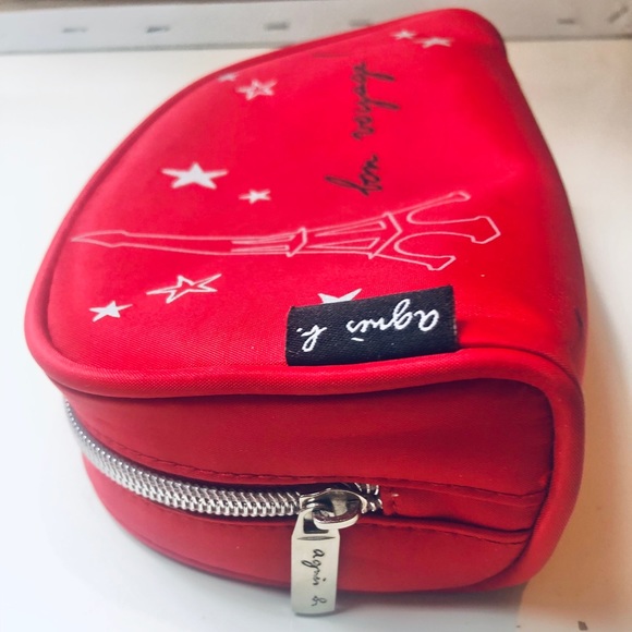 [Agnès B] “Paris” Travel Makeup Bag - Picture 3 of 4